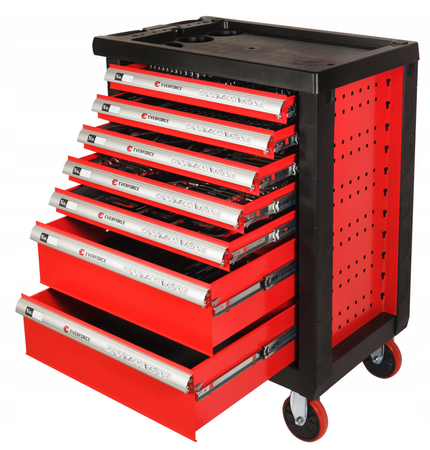 Profesjonalna Szafka Narzędziowa Wózek Warsztatowy 7 szuflad 333 el TRADE HOUSE