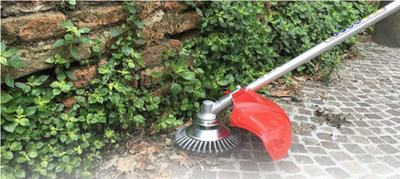 Szczotka druciana tarczowa skręcana do usuwania zarośli 200mm