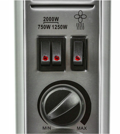 Grzejnik elektryczny konwektorowy termostat 2000W GEKO