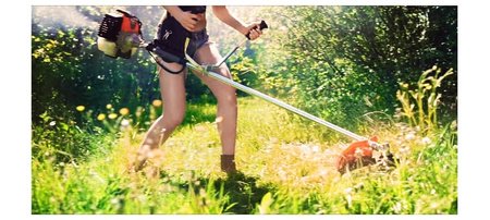 Kosa spalinowa wykaszarka podkaszarka kosiarka DEMON RQ580 TURBO + MASKA