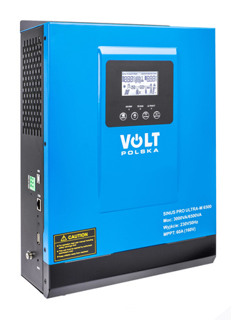 Inwerter solarny ups 24V sinus pro ultra 6500VA 60A mppt regulator VOLT POLSKA