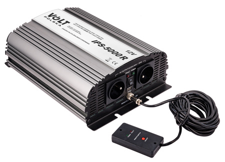Przetwornica samochodowa IPS-5000R 12V/230V 2500/5000W VOLT POLSKA