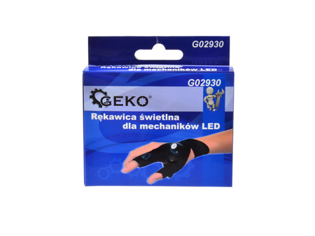 Rękawica świetlna LED warsztatowa dla mechaników GEKO