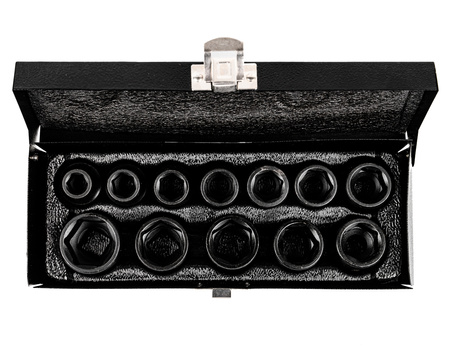 Nasadki udarowe klucze nasadowe krótkie 1/2" 10-24 mm zestaw 12el ROCKFORCE