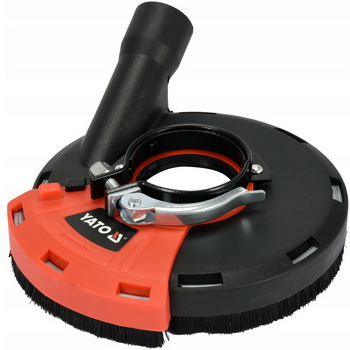 Osłona przeciwpyłowa odsysająca do szlifierki kątowej przystawka 125 mm YATO