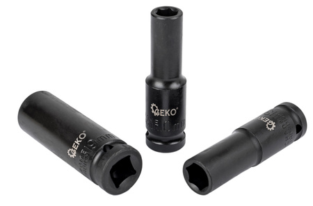 Profesjonalny zestaw nasadek udarowych 1/2" 10-21 mm GEKO