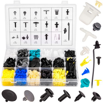 Spinki samochodowe klipsy kołki do tapicerki 730 szt FALON-TECH