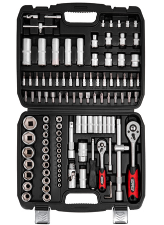 Zestaw kluczy nasadowych w walizce 108 szt CHROME VANADIUM MAR-POL