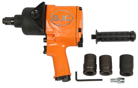 Zestaw 3x Klucz Udarowy Pneumatyczny BJC 1" 3/4 1/2 4800Nm +Nasadki +Rękawice