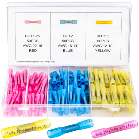 Koszulki lutownicze termokurczliwe 150 sztuk FORSAGE