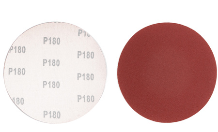 Papier ścierny na rzep krążek dysk 150mm P180 50szt SILVER