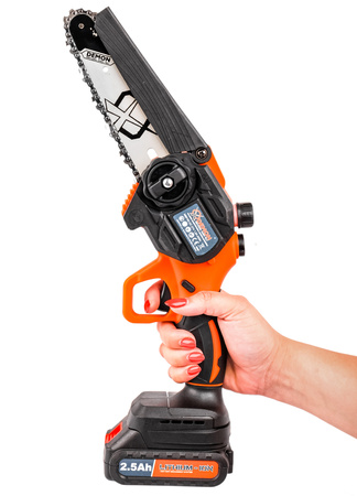 Pilarka akumulatorowa piła łańcuchowa bezszczotkowa 2x bateria 21V DEMON