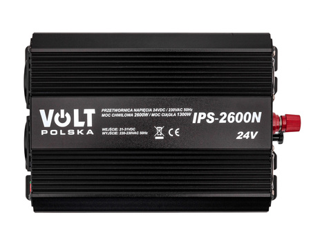 Przetwornica napięcia prądu IPS-2600N (24V/230V/2600W) VOLT POLSKA