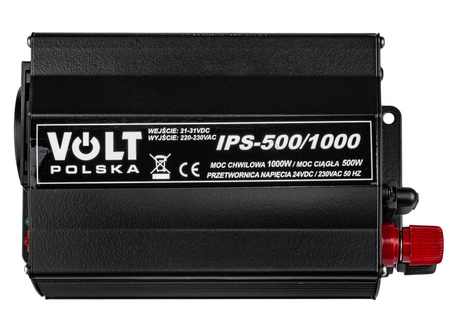Przetwornica napięcia prądu IPS-1000 (24V/230V/1000W) VOLT POLSKA