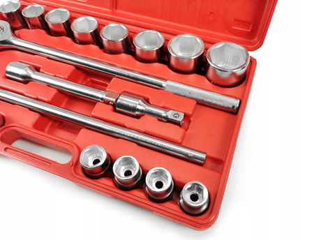 Klucze nasadowe do TIR-ów, maszyn rolniczych 3/4" 21 sztuk MAR-POL