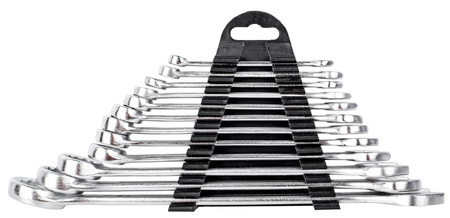 Zestaw kluczy płasko-oczkowych 6-22mm 12 sztuk WMC