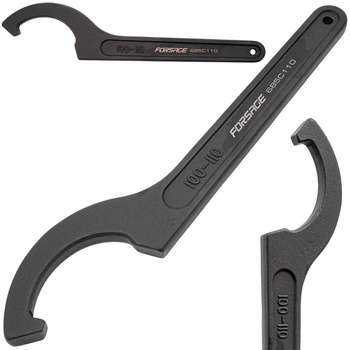 Klucz hakowy z noskiem do nakrętek 100-110 mm FORSAGE