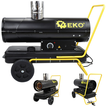 Nagrzewnica olejowa z termostatem 25kW (odprowadzanie spalin) GEKO