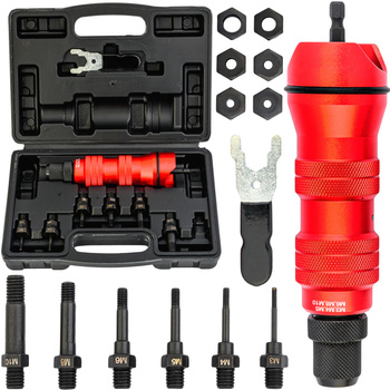 Nitownica adapter na wkrętarkę do nitonakrętek M3-M10 wkrętaki zakrętarka FALON-TECH