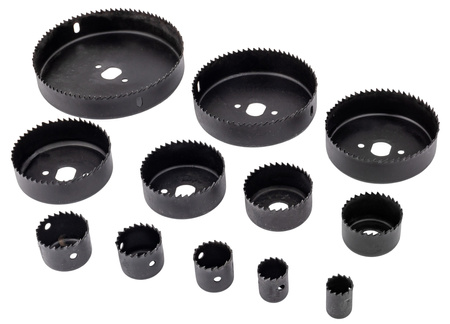 Otwornice do drewna koronkowe 16 sztuk TOOLES