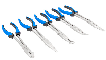 Szczypce Kombinerki Długie wygięte proste kątowe do Przewodów 280mm FALON-TECH