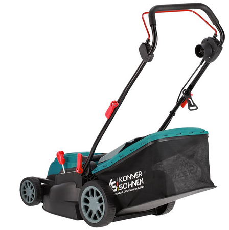 Kosiarka elektryczna do trawy z koszem mocna 1800w 40L 3250 obr/min KS 42LM Könner & Söhnen