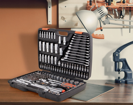 Zestaw nasadek grzechotki 216 el STHOR 58691 YATO