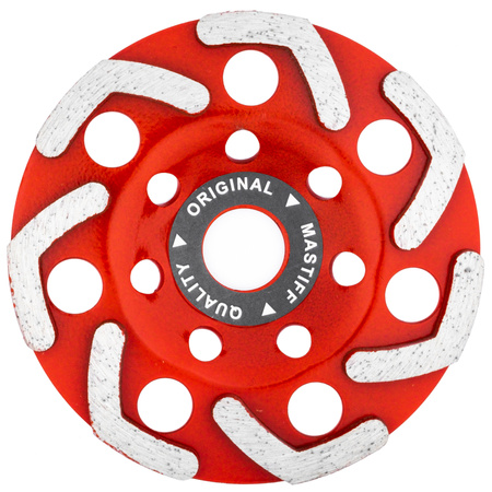 Tarcza garnkowa frez do szlifowania betonu diamentowa segmentowa 125mm red Mastiff FALON-TECH