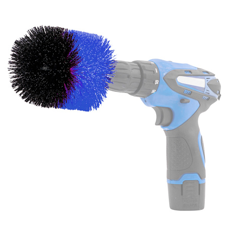 Szczotki czyszczące na wkrętarkę lub wiertarkę zestaw 10 el GEKO