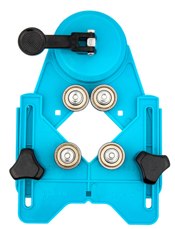 Prowadnica przyssawka przymiar szablon do otwornic wiertła glazury FALON-TECH