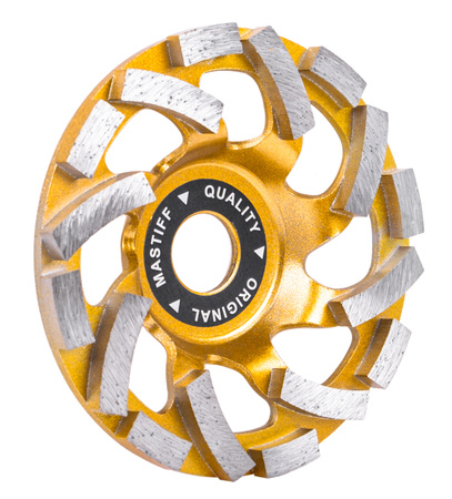 Tarcza garnkowa frez do szlifowania betonu diamentowa segmentowa 125mm gold Mastiff FALON-TECH