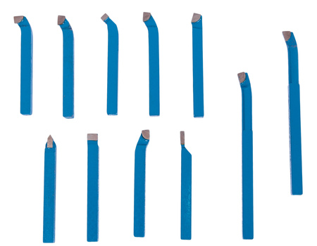 Komplet noży tokarskich frezy do tokarki toczenia zestaw 11el 10x10 FALON-TECH