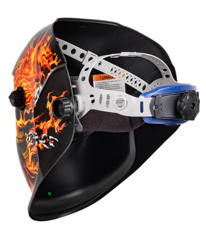 Maska spawalnicza przyłbica samościemniająca Czaszka FALON-TECH