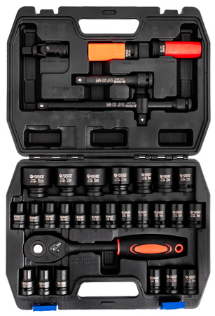 Klucze nasadowe zestaw 32 elementów 1/2" ROCKFORCE