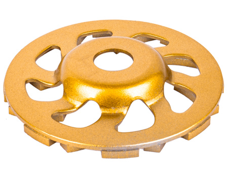 Tarcza garnkowa frez do szlifowania betonu diamentowa segmentowa 125mm gold Mastiff FALON-TECH