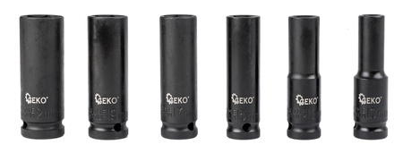 Profesjonalny zestaw nasadek udarowych 1/2" 10-21 mm GEKO