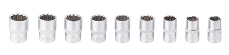 Nasadki spline 12 kąt zestaw nasadek 1/2 8-36 21el FALON-TECH
