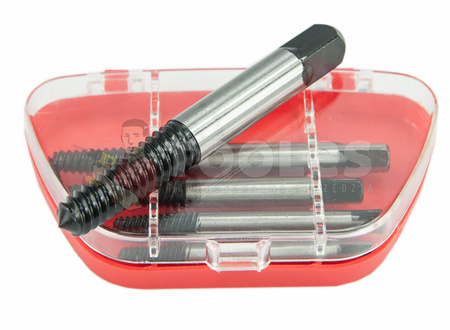 Wykrętaki do urwanych/zerwanych śrub 5 elementów GEKO