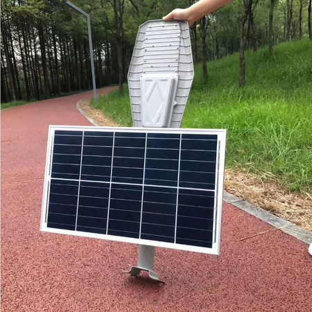 Lampa solarna uliczna LED 480W panel 50W czujnik VOLT POLSKA