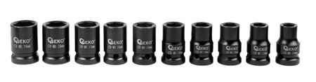 Zestaw nasadki udarowe nasadowe 1/2" 10-19mm 20el GEKO