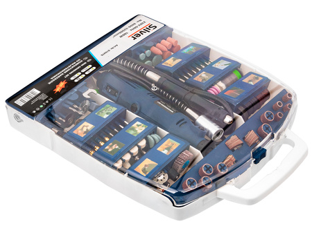 Mini szlifierka drill multiszlifierka wielofunkcyjna frezarka 160w 300 el SILVER