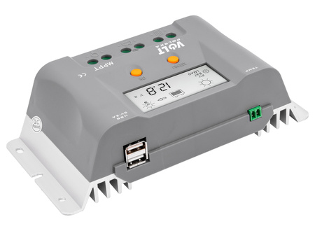 Regulator napięcia paneli ładowania solarnych MPPT 12V 10A VOLT POLSKA