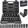 Zestaw nasadek udarowych 1/2" 10-32 mm 16 el GEKO