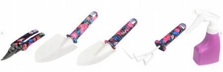 Zestaw narzędzi ogrodnicznych 5szt. walizka TellyTools TRADE HOUSE