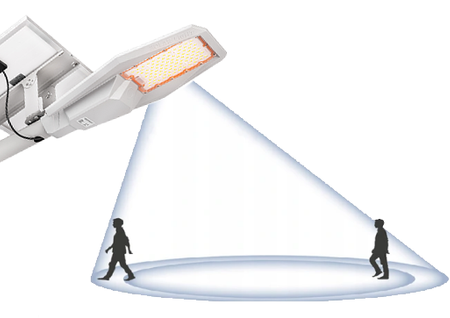 Lampa solarny uliczna LED 120W czujnik zmierzchu pilot VOLT POLSKA