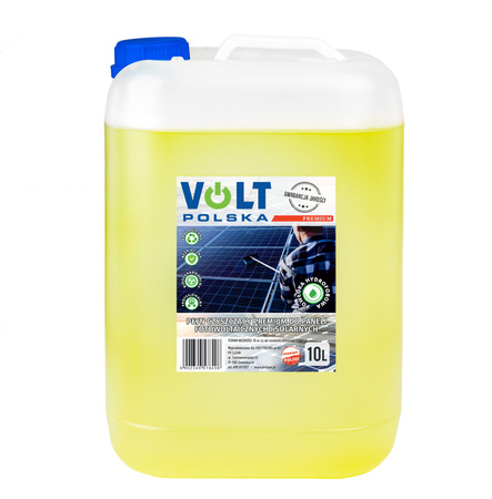 Płyn do mycia paneli solarnych i instalacji fotowoltaicznych PREMIUM 10L VOLT POLSKA