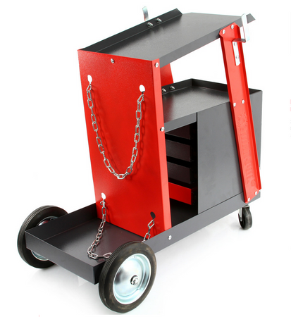 Wózek spawalniczy z półka na butlę do spawarek 4 szuflady MAR-POL