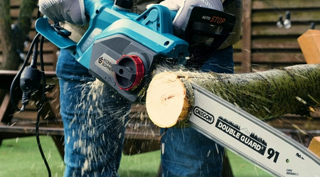 Piła łańcuchowa pilarka elektryczna do drewna 18" łańcuch 3/8" 2400W Könner & Söhnen KS