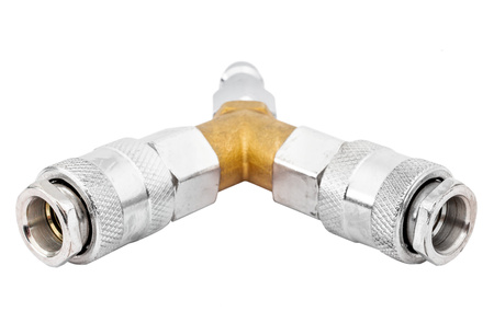 Rozgałęźnik trójnik pneumatyczny do kompresora szybkozłączka typ Y 1/4" FALON-TECH
