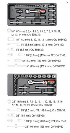 Szafka narzędziowa warsztatowa 177EL. YATO
